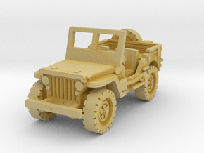 Jeep Willys (window up) 1/160 in Tan Fine Detail Plastic