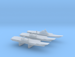 INS Future Carrier Pack, 3 pc, 1/6000 in Clear Ultra Fine Detail Plastic