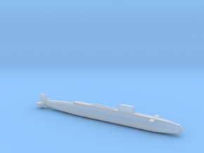HMS Resolution SSBN, Full Hull, 1/2400 in Clear Ultra Fine Detail Plastic