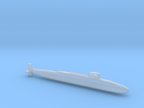 USS Lafayette SSBN, Full Hull, 1/1800 in Clear Ultra Fine Detail Plastic