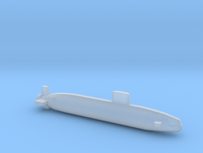 Trafalgar Class SSN, Full Hull, 1/2400 in Clear Ultra Fine Detail Plastic
