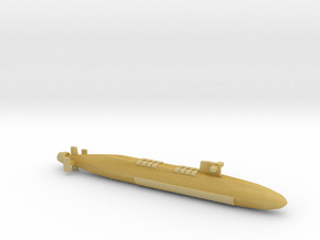 FS Le Triomphant SSBN, Full Hull, 1/2400 in Tan Fine Detail Plastic