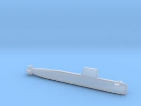 Agosta 70 SSK, Full Hull, 1/2400 in Clear Ultra Fine Detail Plastic