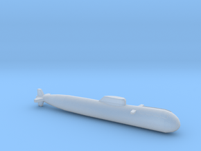 Charlie I class SSN, Full Hull, 1/1800 in Clear Ultra Fine Detail Plastic