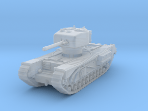Churchill IV 6pdr 1/87 in Clear Ultra Fine Detail Plastic