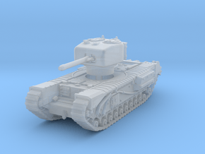 Churchill IV 6pdr 1/144 in Clear Ultra Fine Detail Plastic