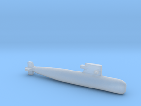  PLA[N] 039G Submarine, Full Hull, 1/1800 in Clear Ultra Fine Detail Plastic