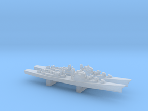 USS DL-01 Norfolk x 2, 1/6000 in Clear Ultra Fine Detail Plastic