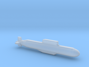  032 submarine, Full Hull, 1/2400 in Clear Ultra Fine Detail Plastic