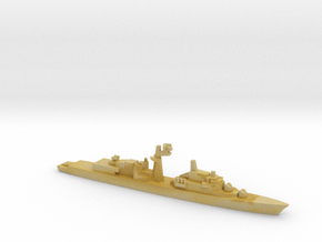 Tourville-class frigate, 1/1800 in Tan Fine Detail Plastic