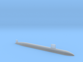Los Angeles class SSN (688i), 1/1800 in Clear Ultra Fine Detail Plastic