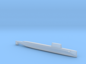  USS Triton (1962), Full Hull, 1/2400 in Clear Ultra Fine Detail Plastic