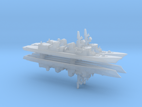 Murasame-class destroyer x 4, 1/2400 in Clear Ultra Fine Detail Plastic