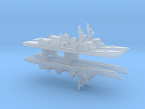  Murasame-class destroyer x 4, 1/3000 in Clear Ultra Fine Detail Plastic