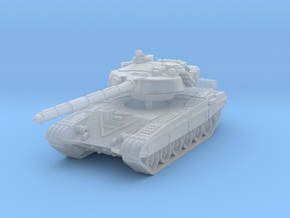 T-72 B late turret 1/160 in Clear Ultra Fine Detail Plastic