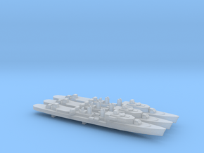  T47 Class Command Destroyer (1962) x 3, 1/2400 in Clear Ultra Fine Detail Plastic