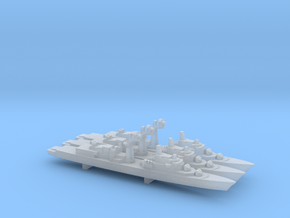  Tourville-class frigate x 3, 1/1800 in Clear Ultra Fine Detail Plastic