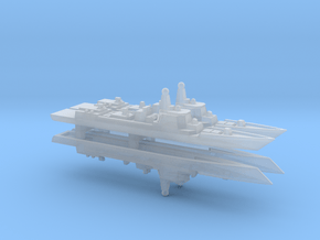 Type 052D Destroyer x 4, 1/2400 in Clear Ultra Fine Detail Plastic