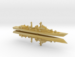  Type 052 Destroyer x 2, 1/1800 in Tan Fine Detail Plastic