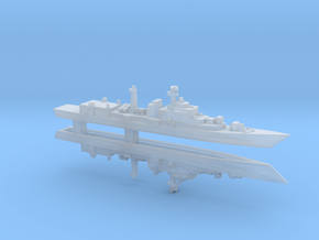  Type 052 Destroyer x 2, 1/6000 in Clear Ultra Fine Detail Plastic