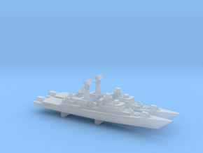 Neustrashimyy-class frigate x 2, 1/1800 in Clear Ultra Fine Detail Plastic