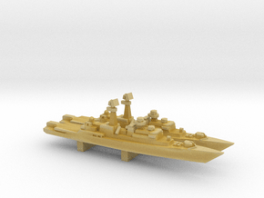 Neustrashimyy-class frigate x 2, 1/2400 in Tan Fine Detail Plastic