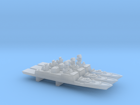 Shivalik-class frigate x 3, 1/2400 in Clear Ultra Fine Detail Plastic