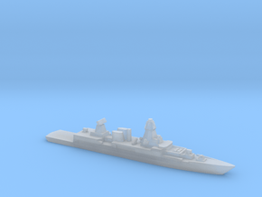 Sachsen-class frigate, 1/1800 in Clear Ultra Fine Detail Plastic