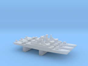 Alvand-class frigate (w/ C-802 AShM) x 3, 1/2400 in Clear Ultra Fine Detail Plastic
