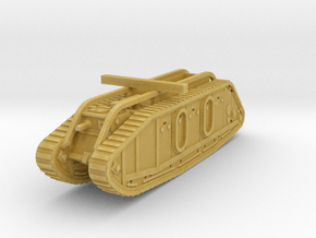 Mark IX Tank 1/100 in Tan Fine Detail Plastic