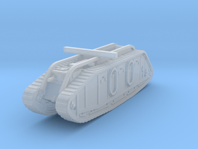 Mark IX Tank 1/100 in Clear Ultra Fine Detail Plastic