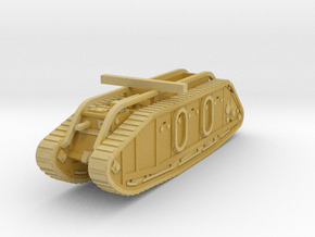 Mark IX Tank 1/144 in Tan Fine Detail Plastic