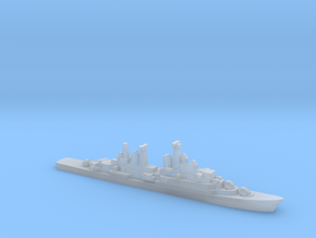 Hamburg-class destroyer (w/ Exocet AShM), 1/1800 in Clear Ultra Fine Detail Plastic