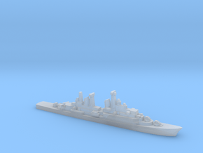Hamburg-class destroyer (w/ Exocet AShM), 1/2400 in Clear Ultra Fine Detail Plastic