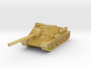SU-100 tank 1/200 in Tan Fine Detail Plastic