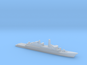 Type 21 frigate w/ Exocet AShM, 1/1800 in Clear Ultra Fine Detail Plastic