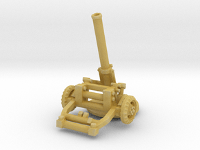 M160 Mortar (160mm) 1/100 in Tan Fine Detail Plastic