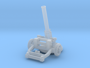 M160 Mortar (160mm) 1/56 in Clear Ultra Fine Detail Plastic