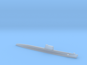 Foxtrot-class submarine, 1/1800 in Clear Ultra Fine Detail Plastic