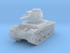 Panzer 38t E 1/87 in Clear Ultra Fine Detail Plastic
