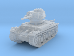 Panzer 38t F 1/87 in Clear Ultra Fine Detail Plastic