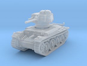 Panzer 38t F 1/76 in Clear Ultra Fine Detail Plastic