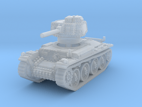Panzer 38t G 1/220 in Clear Ultra Fine Detail Plastic