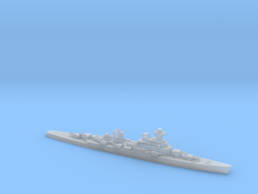 Sverdlov-class cruiser (Barrels added), 1/1800 in Clear Ultra Fine Detail Plastic