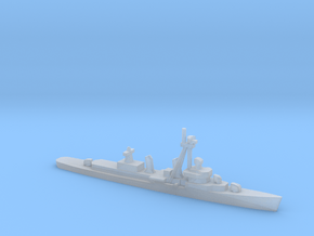 Fletcher-class destroyer (FRAM II), 1/1800 in Clear Ultra Fine Detail Plastic