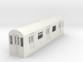 R142 Subway Car in White Natural Versatile Plastic