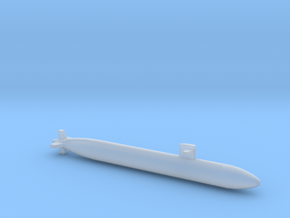 Los Angeles class SSN (688), Full Hull, 1/1800 in Clear Ultra Fine Detail Plastic