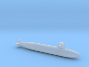 Sturgeon-class SSN (Short Hull), full hull, 1/1800 in Clear Ultra Fine Detail Plastic