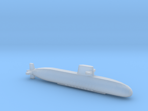 Oyashio-class submarine, Full Hull, 1/1800 in Clear Ultra Fine Detail Plastic
