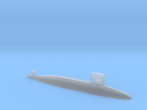 Yūshio-class submarine, 1/1800 in Clear Ultra Fine Detail Plastic